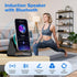 TARKARI 5 1 360 Wireless Induction Speaker, in Bluetooth Speaker, Rotation Cell Phone Stand and Colorful Ambient Light