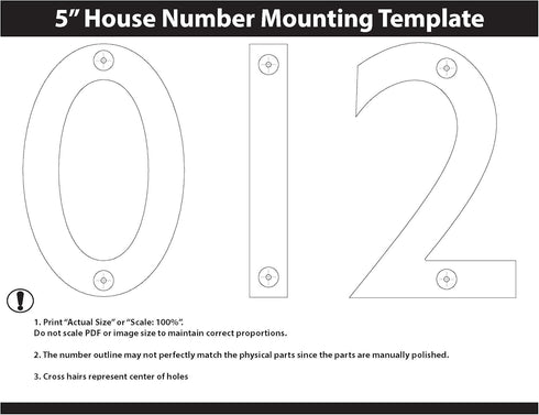 Architectural Mailboxes 3585DC-2 Brass Floating House Number 2, 5-Inch, Dark Aged Copper