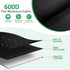 2 PCS Black Outdoor Speaker Cover, Weatherproof Wall Mounted, UV Resistant, Dustproof 600D Oxford Cloth (H 10" x W 6" x