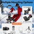 ULANZI MA51 17 16 15 14 Metal Phone Tripod Mount, Universal Phone Clamp with Arca QR Base, Cold Shoe, Aluminum Tripod
