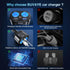 2 Sockets Cigarette Lighter Splitter with Large Voltmeter, BUVAYE 5 in 1 Fast Charge USB C Car Charger Adapter, Dual