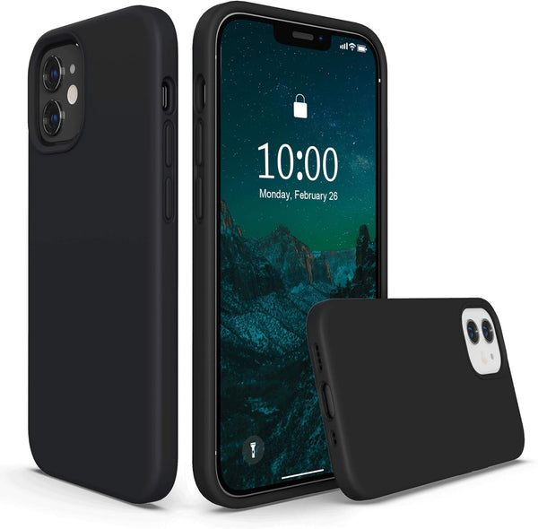 SURPHY iPhone 12 Mini Case, Liquid Silicone Phone Case (with Microfiber Lining) Compatible with iPhone 12 Mini 5.4