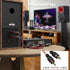 2 4 15 to Channel Male RCA Car Audio Cable Ft, Bi-Directional Y Splitter RCA Adapter Interconnect Cord, OFC Shielded