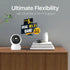 Dual Lens 2.4/5GHz WiFi Security Camera, 360° PTZ 2K Indoor Nanny Cams with Phone App, Night Vision, Local Storage