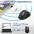 E-YOOSO Wireless Mouse, 18 Months Battery Life Cordless Mouse, 5-Level 4800 DPI, 6 Button Ergo Wireless Mice