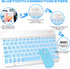 Bluetooth Keyboard and Mouse Combo, Ultra-Slim Wireless Keyboard Mouse Set for Android Windows iPad iPhone Samsung