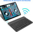 Portable iPad Keyboard 10th Generation, Small Bluetooth Keyboard for iPad Pro, iPhone, Samsung Tablet, US Mechanical