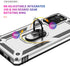 360 Metal Rotating Ring Kickstand Holder Armor Heavy Duty Shockproof Case for Samsung Galaxy A02S (Military Grade Drop