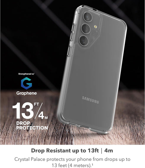 ZAGG Crystal Palace Case for Samsung Galaxy S24+ - Ultra-Slim, Graphene-Enhanced Protection - 13ft Drop Resistant -