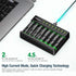 HiQuick 8 1.2V Bay AA AAA Battery Charger, High Speed Charging Battery Charger for Ni-MH/Ni-CD Rechargeable Batteries