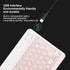 Bluetooth Keyboard Mouse Set, 10 Inch Ultra Thin Quiet Keyboard with DPI Mouse, Composite Keys Combo for Cellphone