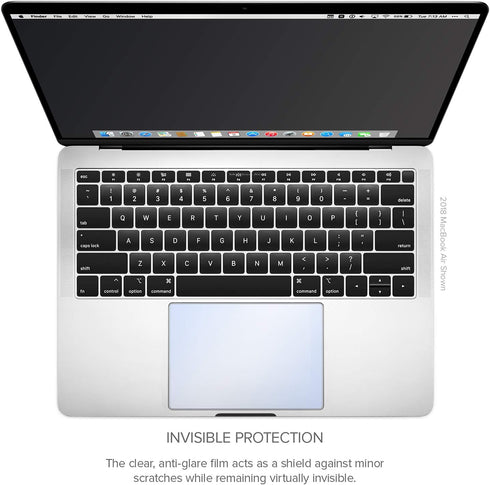 UPPERCASE GhostCover Touch Premium Trackpad Protector, Matte Clear Finish for Latest 2020 MacBook Pro 13"