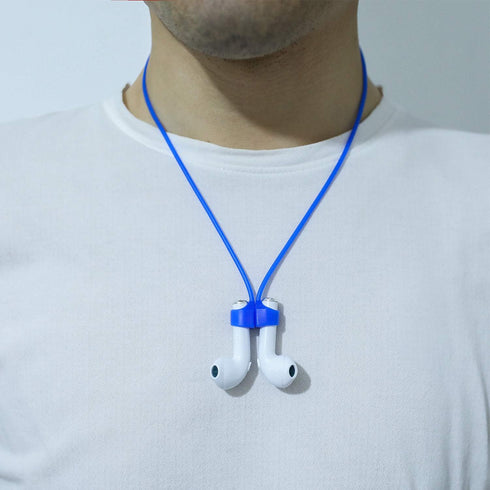 ABCOOL 4PCS Magnetic Anti-Lost Strap for AirPods 1 2 Pro - Colorful Soft Sport String Tether Lanyard, Silicone Wire