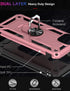 LUMARKE Case for Google Pixel 4 with Screen Protector, Military Grade Protective Phone Cover with Magnetic Ring