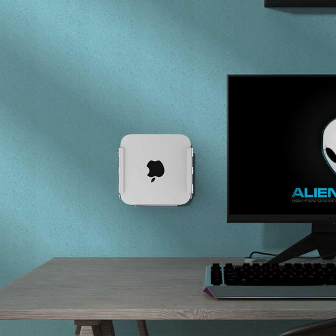 Mac Studio Mount, IFCASE Heat Dissipation Design, Under Desk Wall Mount Stand for Mac Studio M2 M1