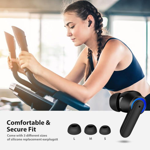 Wireless Earbuds for iPhone 15 Pro Max 14 Plus 13, 5.3 Bluetooth Noise Cancelling Ear Buds with Mic