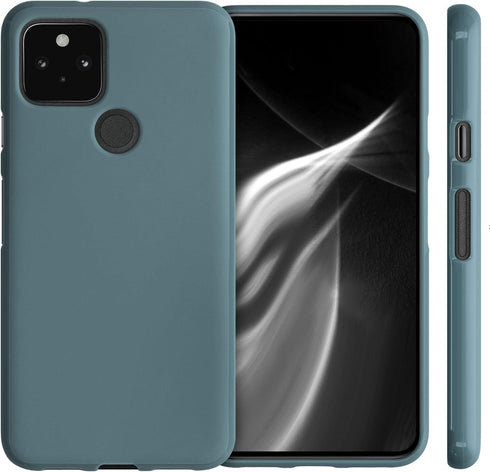 kwmobile Case for Google Pixel 5 - Soft Slim Protective TPU Silicone Cover in Arctic Night