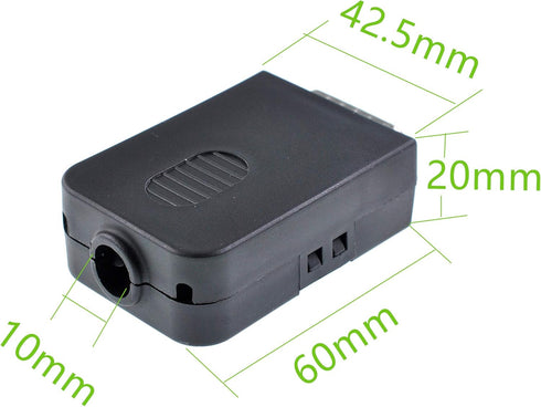 Oiyagai DB15 Female 15Pin Connector Adaptor with Case, Nut Terminal Breakout Board Signal Module, Free Welding