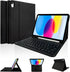 LAMA Slim Detachable Keyboard Case for iPad 10th Generation 10.9" 2022, Wireless Keyboard Case with Pencil Holder, Black