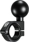 BRCOVAN Aluminum Alloy Handlebar Clamp Mount Base with 1.5'' TPU Ball, Fits 0.875''-1.26'' Round Rails