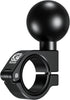 BRCOVAN Aluminum Alloy Handlebar Clamp Mount Base with 1.5'' TPU Ball, Fits 0.875''-1.26'' Round Rails
