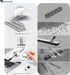 304 Stainless Steel Cable Holder, Cute Desk Accessories for Cord Management, Charger Keeper, Nightstand Organizer