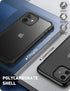 Clayco Forza Series Case for iPhone 12 Mini 5.4 inch (2020 Release), Dual Layer Rugged Cover with Built-in Screen