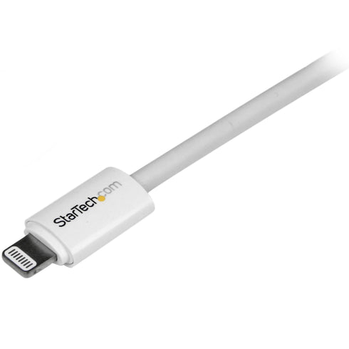 StarTech.com 3m (10ft) Long White USB Cable for iPhone/iPod/iPad with 8-pin Lightning Connector - Charge and Sync