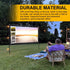 Zornaveli 4K 60"|72"|84"|100"|120"|150" Outdoor(Size:72 INCH) Projector Screen, HD Home Movie Projection Screen