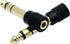 Audio Adapter 6.35mm Male to 3.5mm Female Stereo Headphone Connector, Gold Plated, 2 Pack