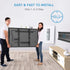 PERLESMITH Fixed TV Wall Mount Bracket, Low Profile for 26-60 inch LED LCD OLED TVs up to 115lb