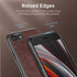 SALAWAT iPhone SE 2020 Case, Slim PU Leather Vintage Shockproof Cover for 4.7 inch (Dark Brown)