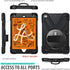 BRAECN iPad Mini 5/4 Case, Heavy Duty Shockproof Protective Rugged Case with Pencil Holder, Hand Strap, Kickstand, for