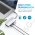 MOKiN 9 in 1 USB C Hub Adapter for MacBook Pro/Air, USB C to HDMI, RJ45 Ethernet, 100W PD Charging, USB C to SD/TF