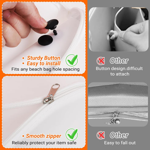 Silicone Bogg Bag Accessories Set with 2PCS Charms, Waterproof Phone Holder for Large iPhone 13/14/15 Pro Max