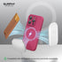 SURPHY iPhone 15 Pro Case (6.1 inch, 2023) - Liquid Silicone, MagSafe Compatible, Hibiscus + 2 Pack Screen Protector.