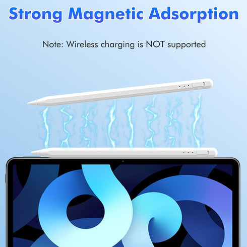 Uogic Stylus Pen for iPad - Fast Charging, Magnetic, Palm Rejection, Rechargeable iPad Stylus Pencil