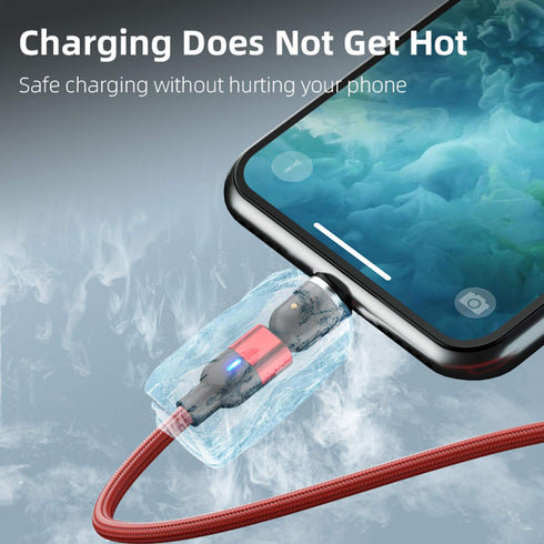Bojianxin 540 Magnetic Charging Cable 7-Pack (1.6ft/3.3ft/6.6ft/10ft) - 3 in 1 USB Charger for Micro USB & Type C.