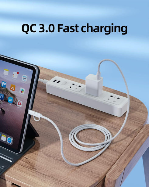 18W Quick 3.0 Fast Wall Charger, Fit for All Android Phone Power Cord Adapter