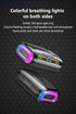 True Wireless Earbuds, 2024 Bluetooth 5.3 Waterproof Touch Control Headset with LED Power Display - Model 44