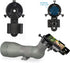 Smartphone Scope Adapter, Phone Mount for Spotting Scopes, Binoculars, Monoculars, Telescopes