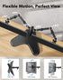 HUANUO 32 inches 17.6lbs 2 Dual Monitor Stand up to per Arm, High-Grade Aluminum Free Standing Dual Monitors Mount