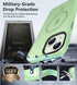 BossKiss iPhone 13 Magnetic Case, Light Green Translucent Matte, Compatible with MagSafe, Screen & Camera Protector