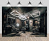 CHNYWORK 9ftx6ft Modern Stylish Barber Shop Backdrop Hairdresser's Workplace Hair Salon Hairstylist Haircut