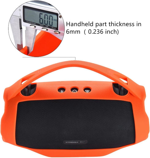 Silicone Cover Case Compatible with JBL Xtreme 4 Portable Bluetooth Speaker - Waterproof Soft Skin Protective Case for