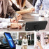 iPhone 11 Case, with 360° Rotatable Ring Holder Kickstand & Strap Lanyard, Premium Liquid Silicone, White