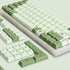 Guffercty kred GTSP XDA Profile Japanese Keycaps, 60 Percent PBT 122 Key Set for Cherry MX Covers (Matcha)
