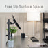 VIVO Single Monitor Arm Desk Mount, Holds Screens up to 32 inch Regular and 38 inch Ultrawide
