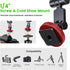 LOXP 1/4" 17/16/15/14/13/12 Magnetic Phone Tripod Mount with Cold Shoe, Adjustable Aluminum Alloy Phone Mount, Phone