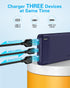 AsperX 2-Pack 10000mAh USB C Output Portable Charger, Fast Charging Battery Bank for iPhone, Samsung, Google, Heated